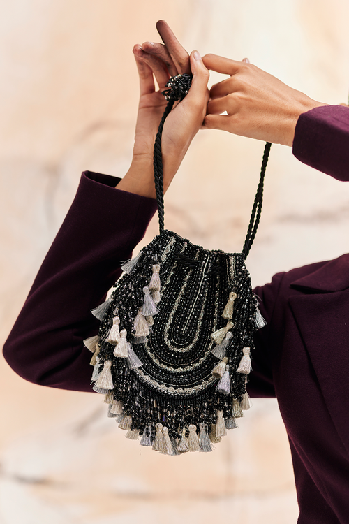 The Black-Silver Heirloom Bag