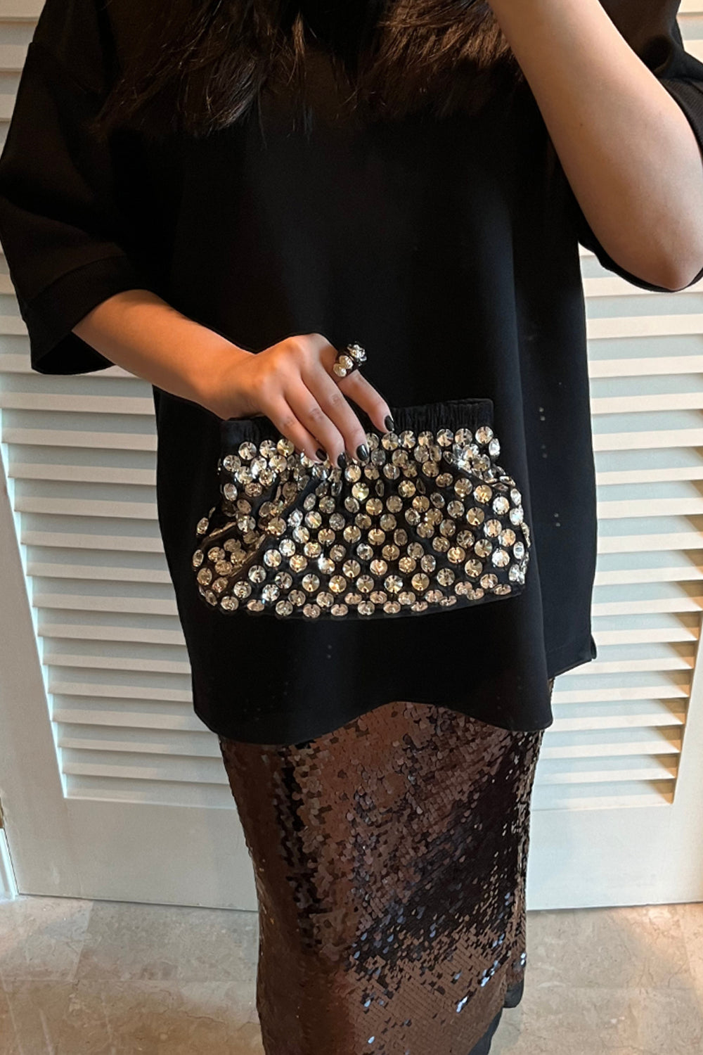 Alien Superstar Silver Bobbi Bag