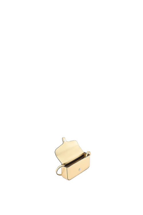 Claudia Mini Metallic Gold Crossbody Bag