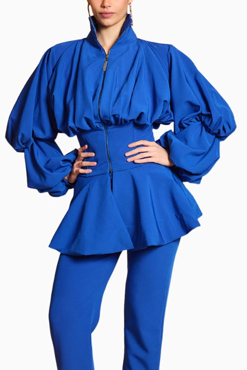 Spectrum Blue Balloon Jacket