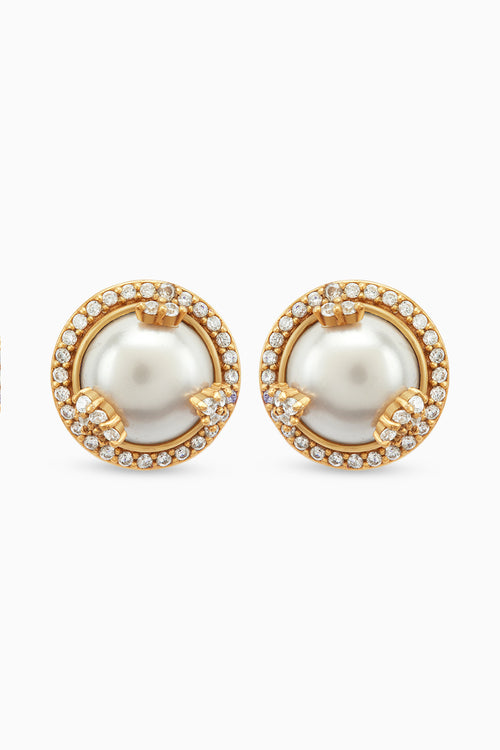 Opaline Ivory Studs