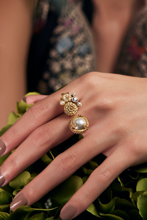 Opaline Statement Ring