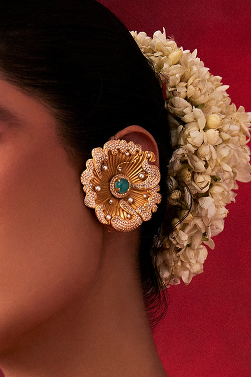 Odeta Floral Studs
