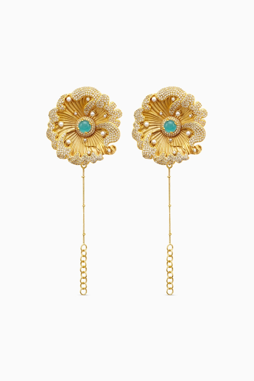 Odeta Floral Studs
