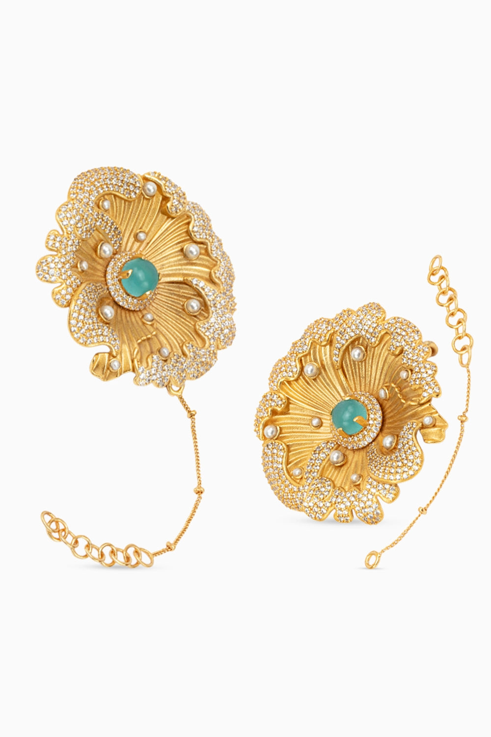 Odeta Floral Studs