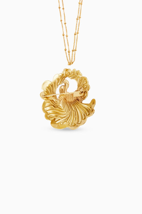 Odeta Pendant Cum Brooch