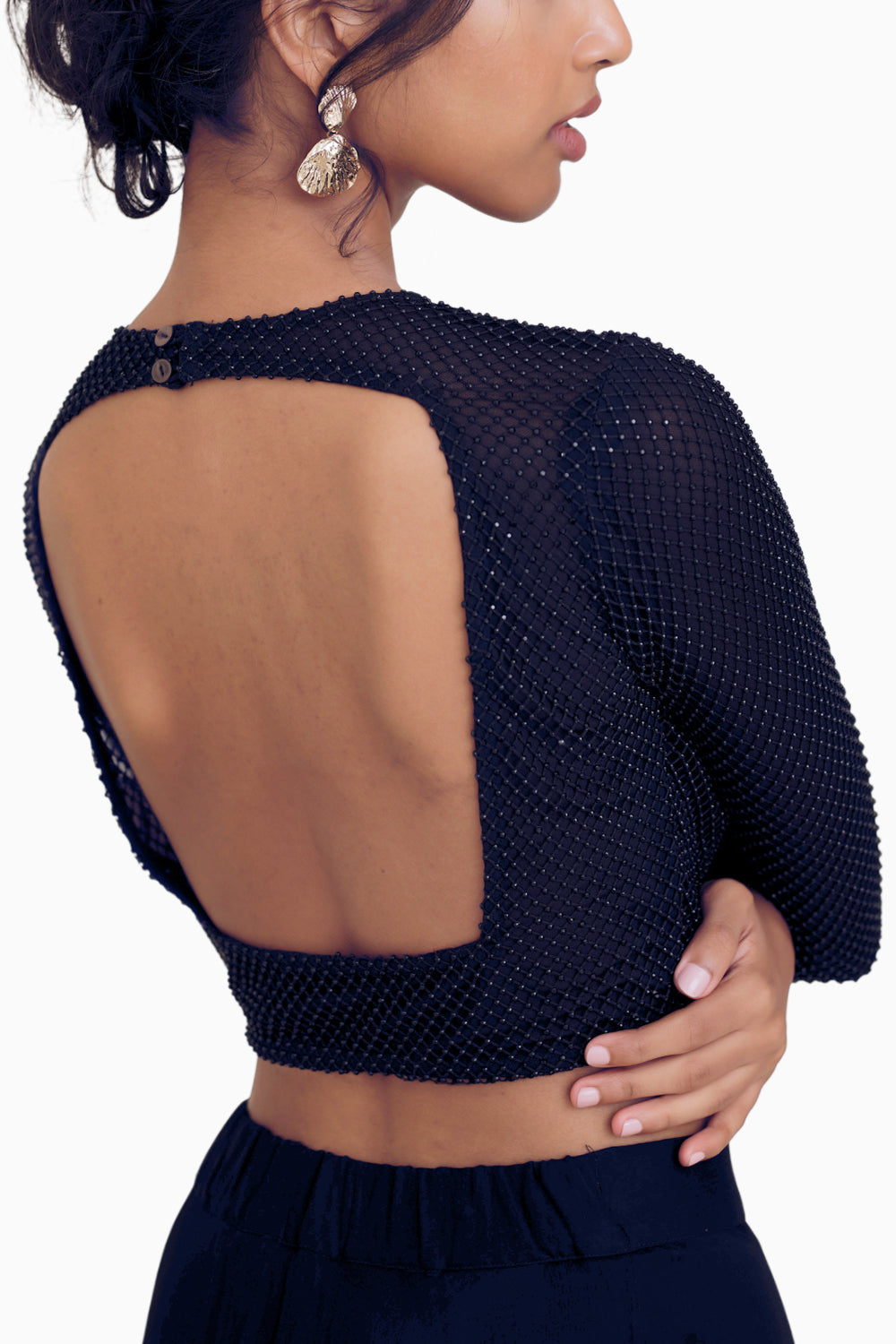 Onyx Tara Full Sleeved Crop Top