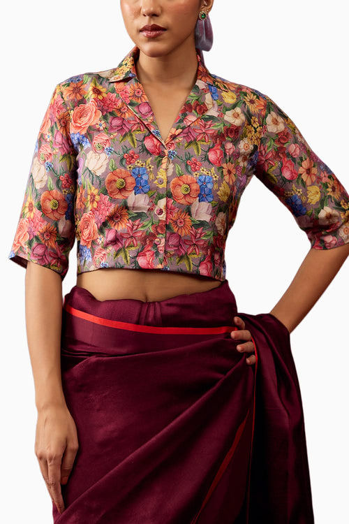 Enigma Slate Shirt Blouse