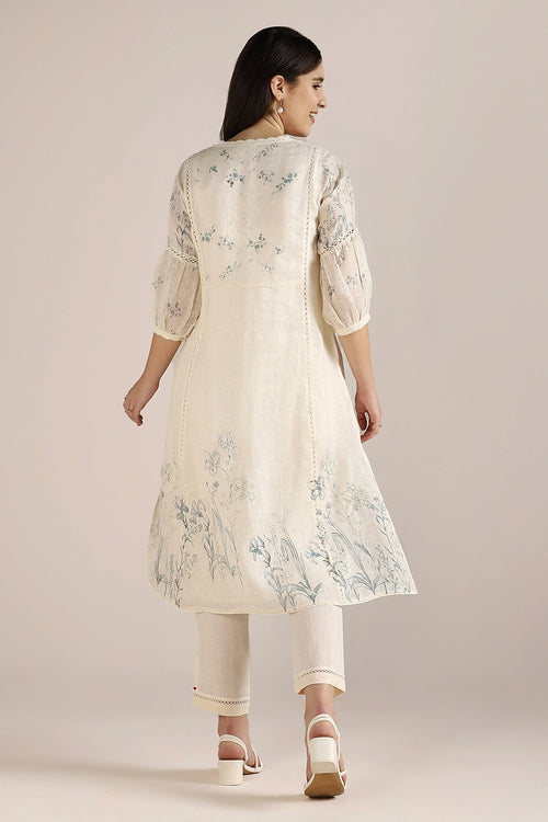 Savannah Fly Free Off-White Tunic Set