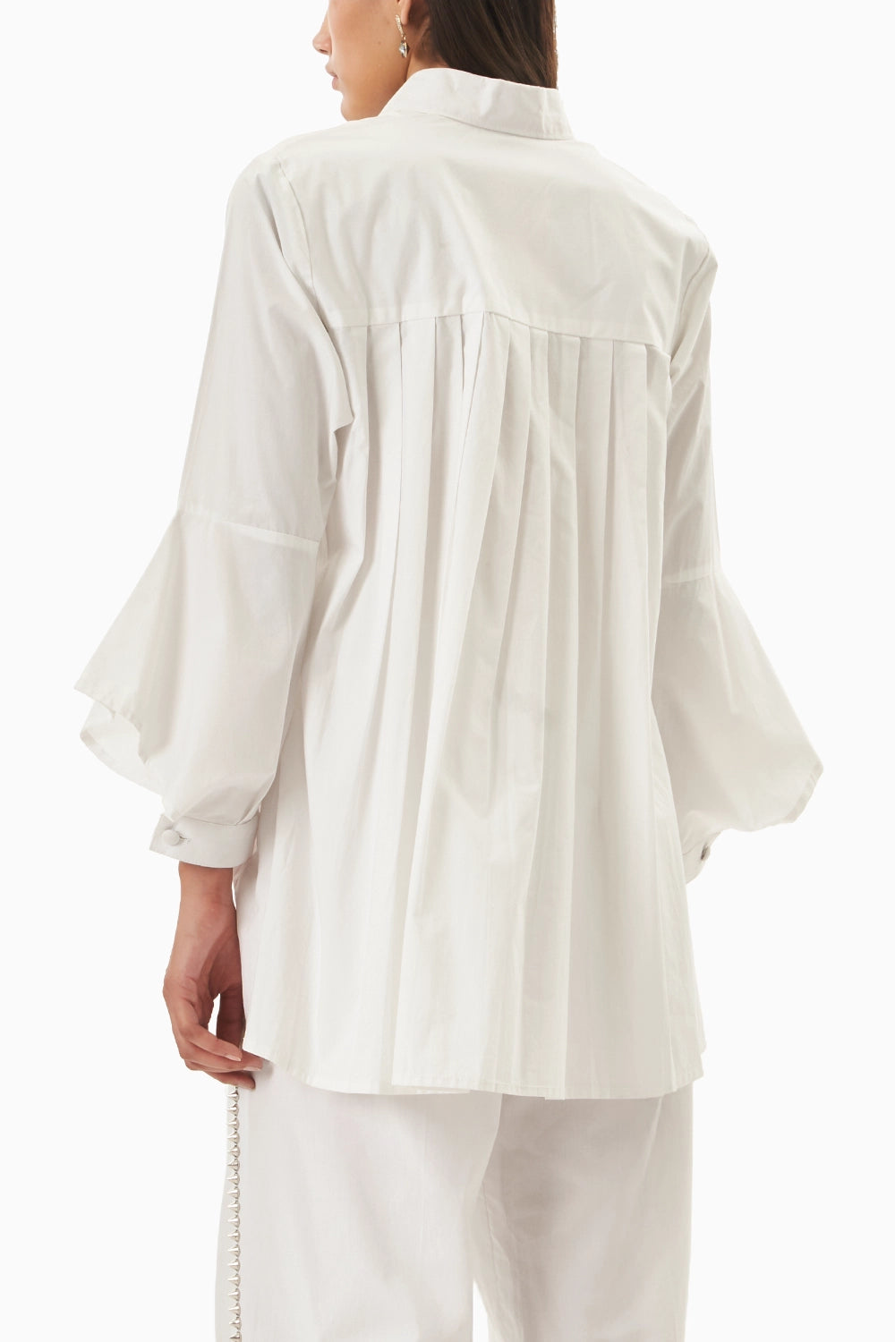 Pink Cotton Long Tassel  Shirt