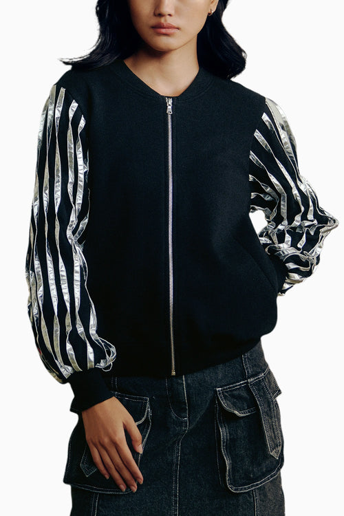 Black Bomber Jacket