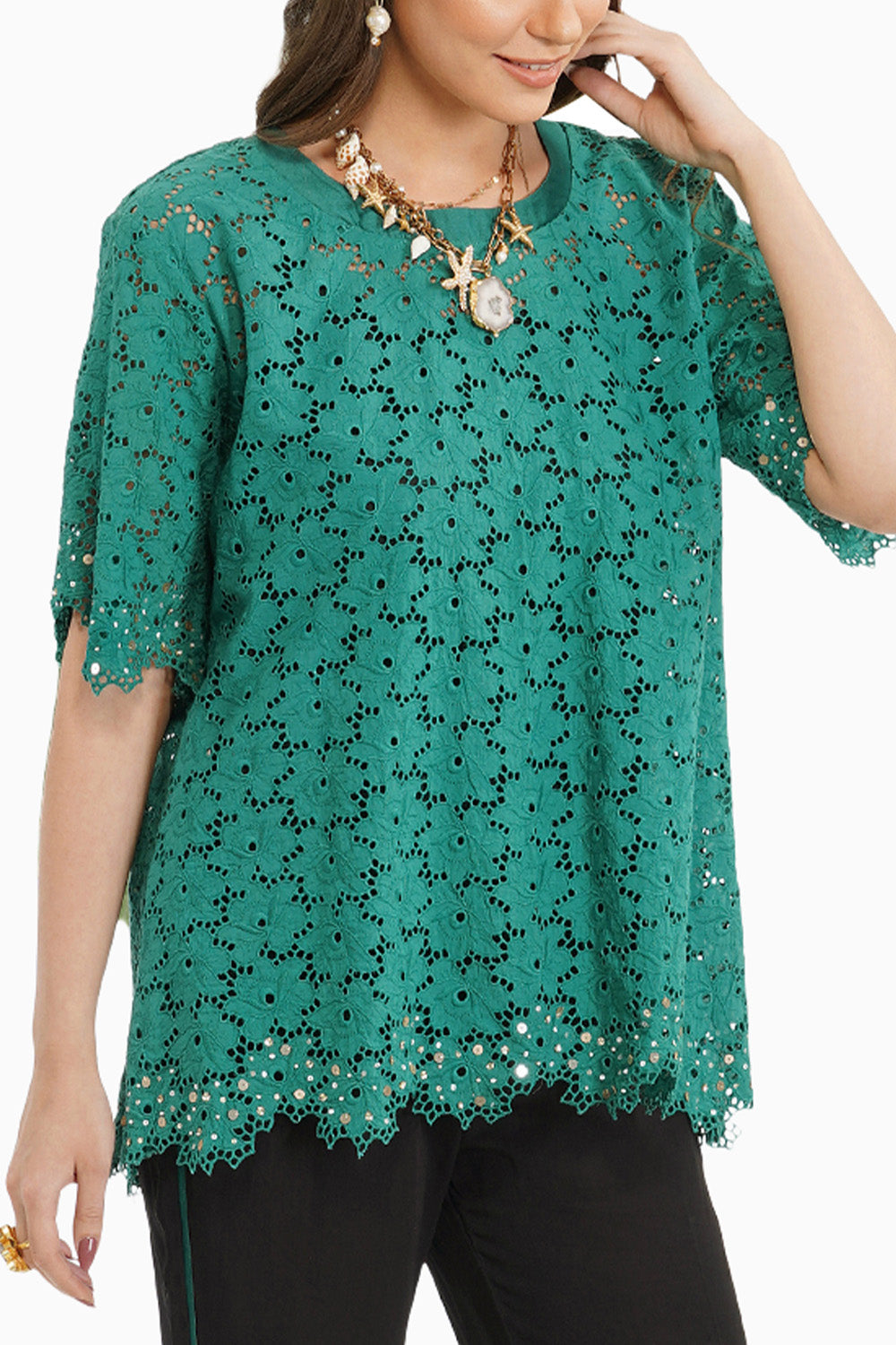 Broderie Anglaise Top