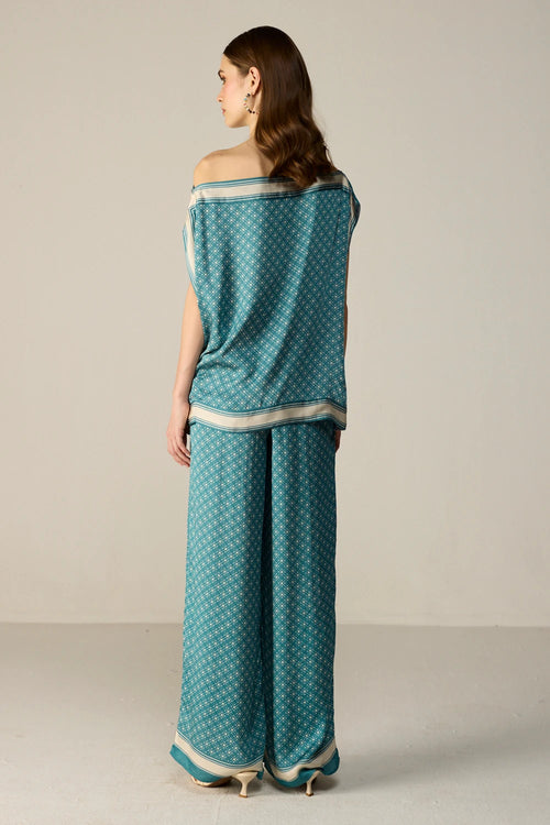Teal Freya Top Co-ord Set