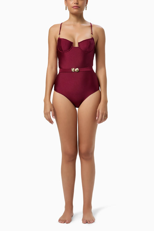 Garnet Riviera One Piece Swimsuit