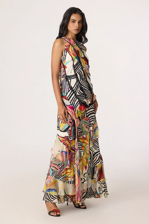 Coral Multi Dress