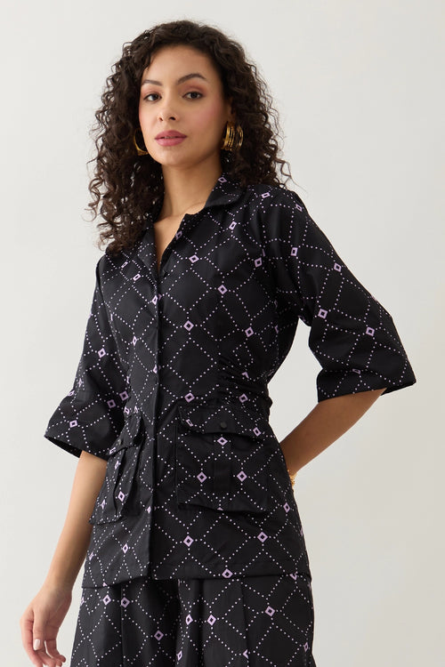 Rene Black Shirt