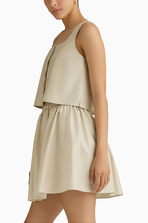 Fawn Cotton Mini Skirt