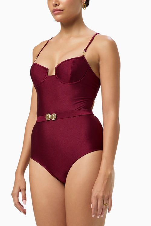 Garnet Riviera One Piece Swimsuit