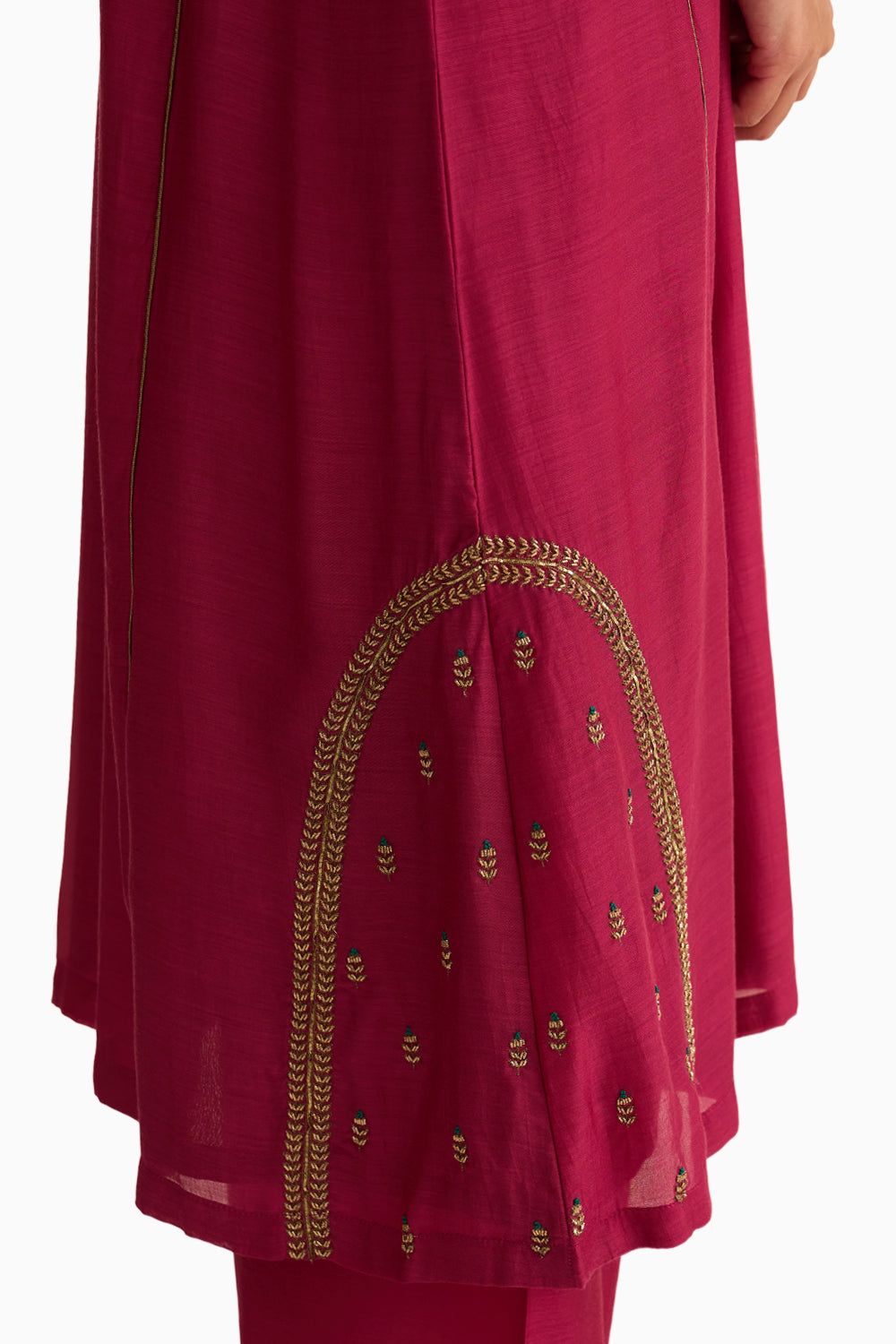 Kumud Deep Rani Pink Kurta Set with Dupatta