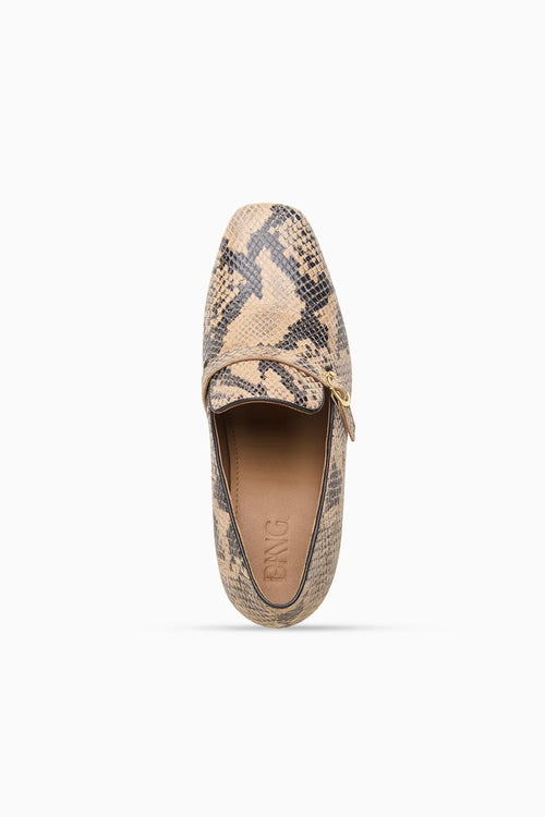 Linda Snake Print Ballerina