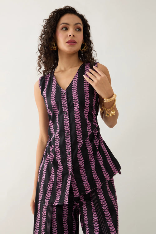 Noir Black Co-ord Set