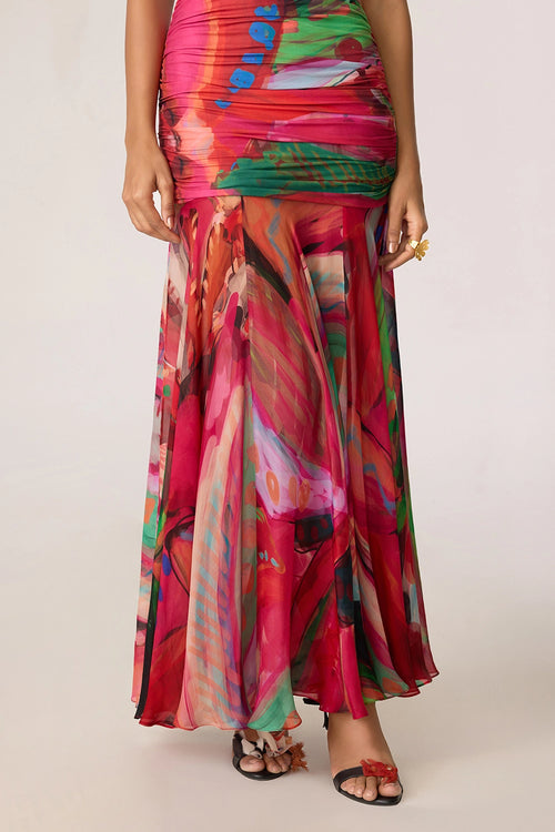 Gemma Pink Multi Dress