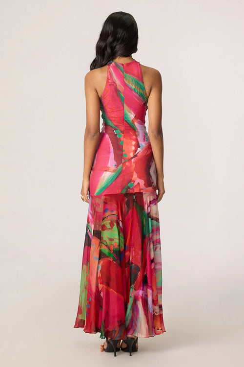 Gemma Pink Multi Dress