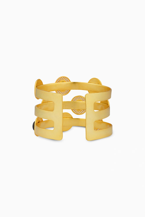 Colour Glam Navratan Cuff Bracelet