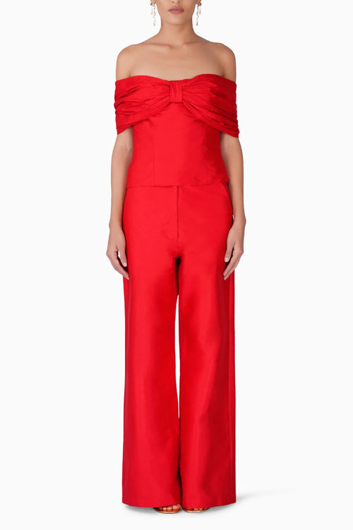 Red Anja Top