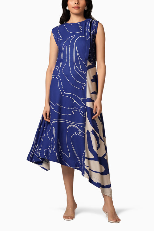 Cora-Cari Pleated Dress