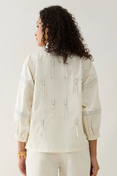 Drip Off White Shirt
