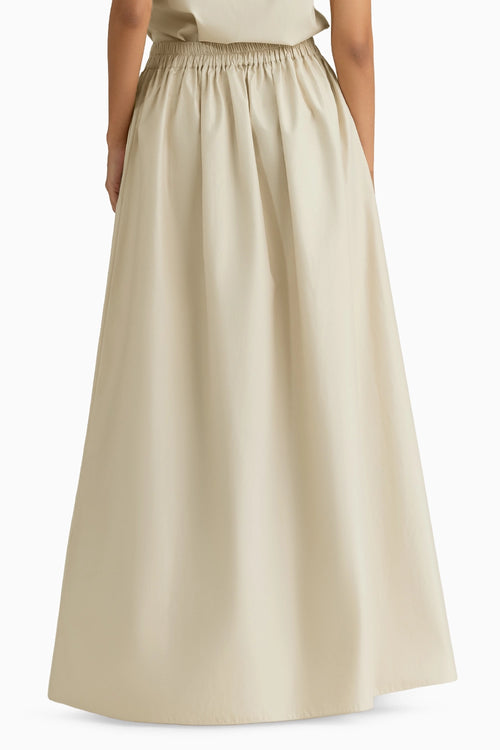 Fawn Cotton Maxi Skirt