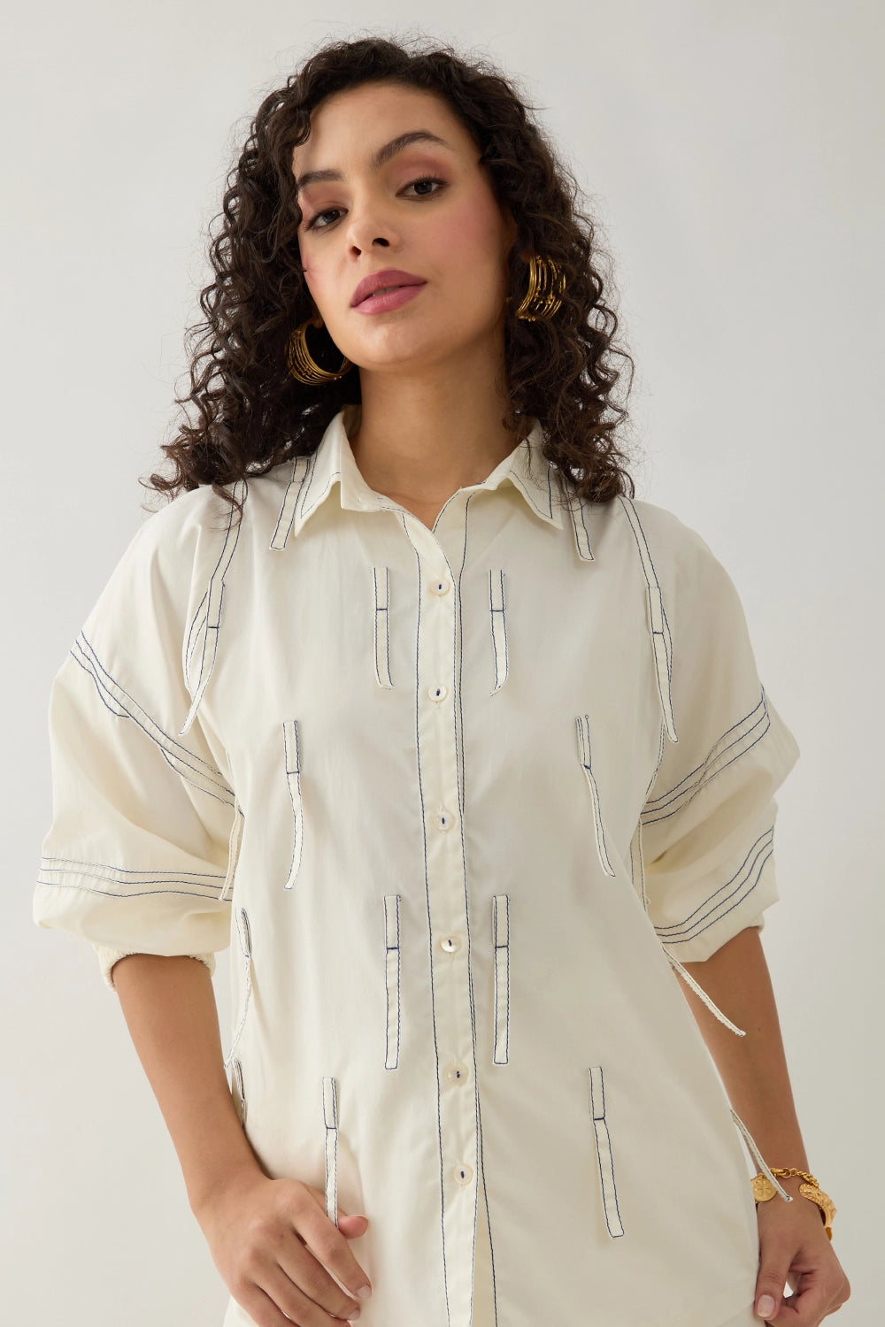 Drip Off White Shirt