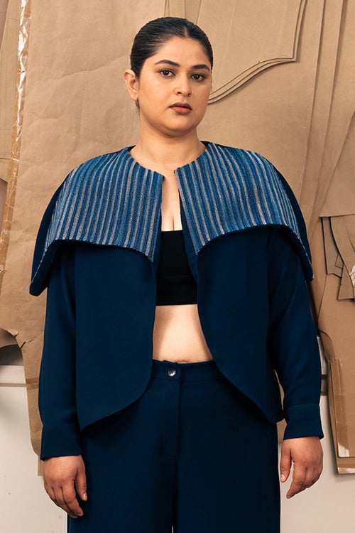 Blue Convertialble Jacket