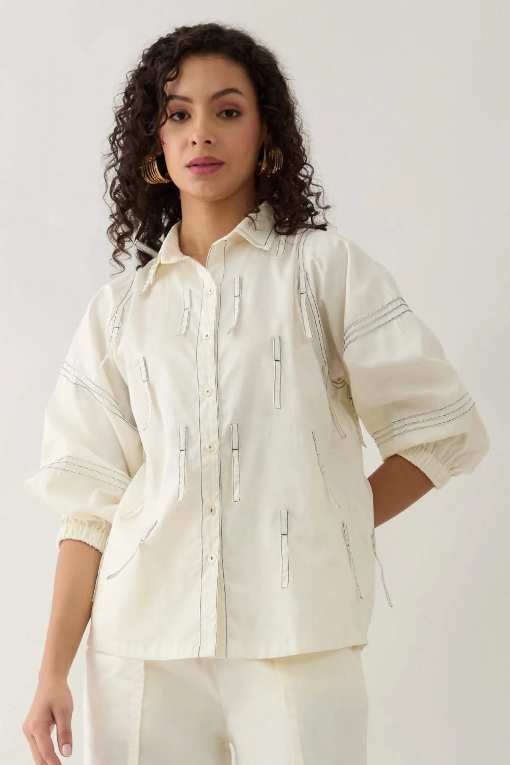 Drip Off White Shirt