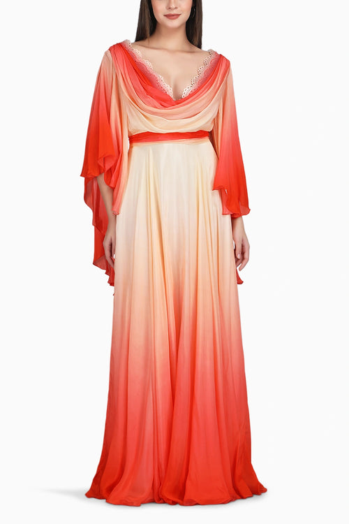 Sunset Glow Gown
