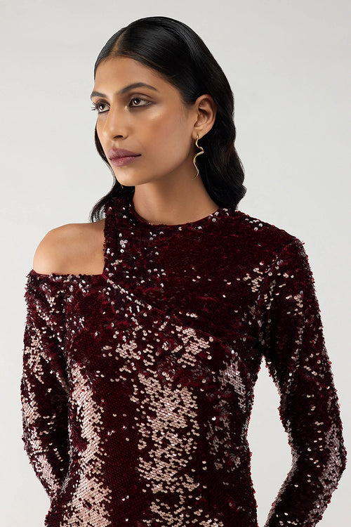 Midnight Lilac Stella Dress