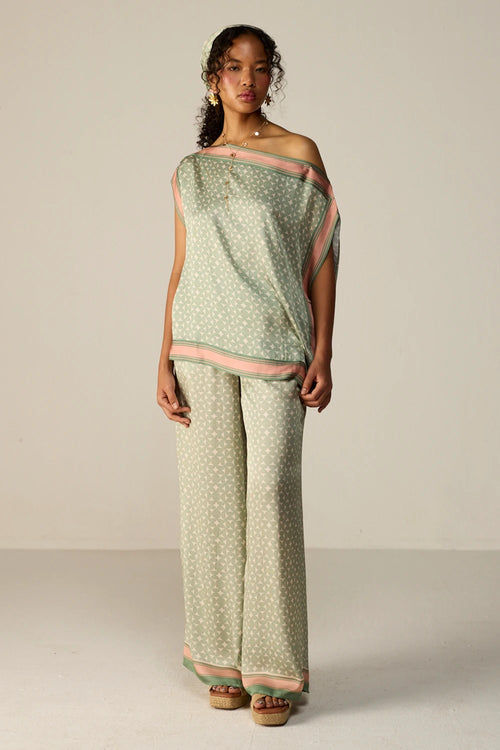 Green Freya Top Co-ord Set