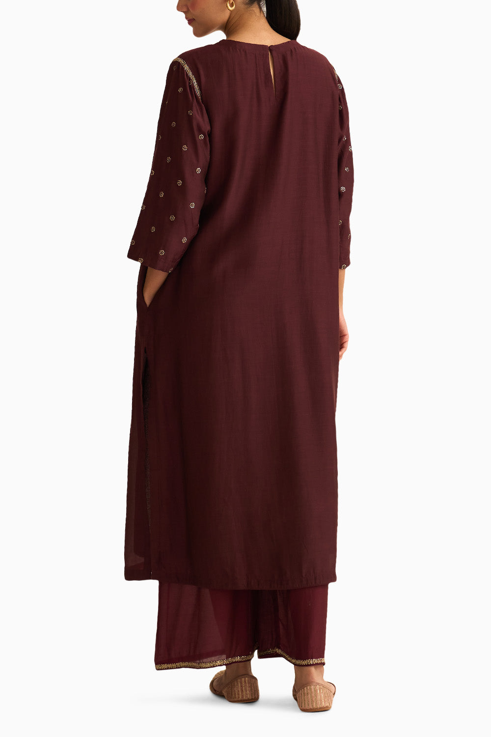 Kavish Deep Wine Kurta Set