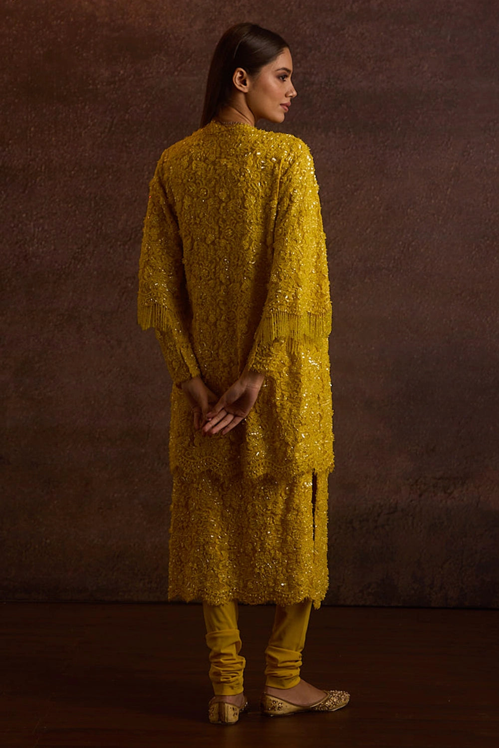 Zahavi Yellow Kurta Set