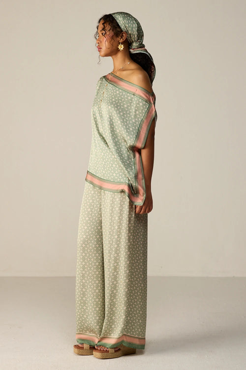 Green Freya Top Co-ord Set
