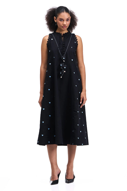 Black Taffy Dress