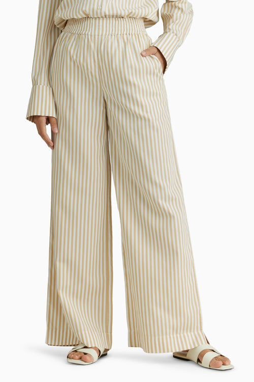 Gold Striped Trousers
