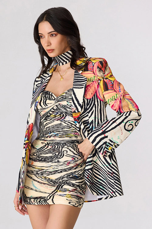 Multi Rebekkah Blazer with Millie Dress