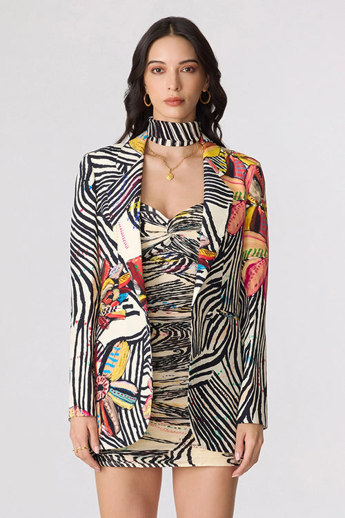 Multi Rebekkah Blazer with Millie Dress