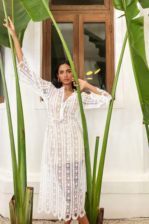 Isles White Maxi Dress