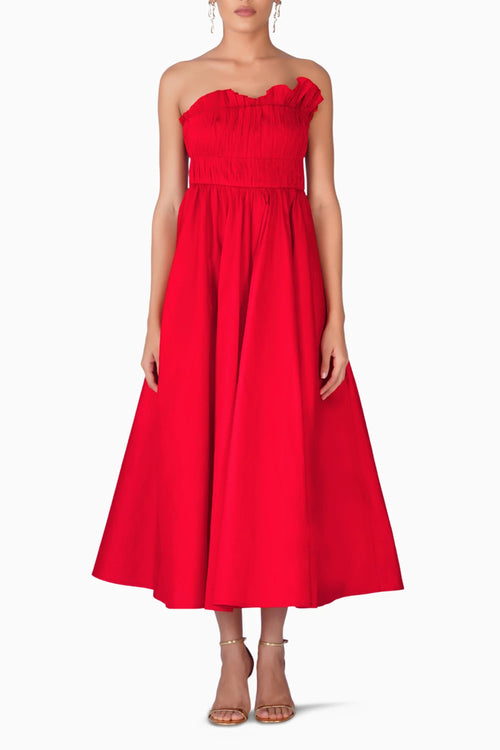 Red Solstice Dress