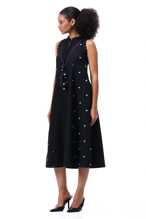 Black Taffy Dress