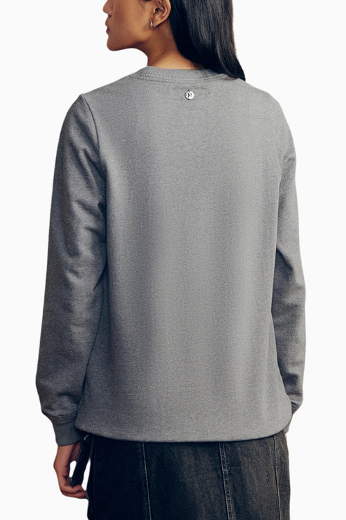 Grey Mistletoe Sweatshirt