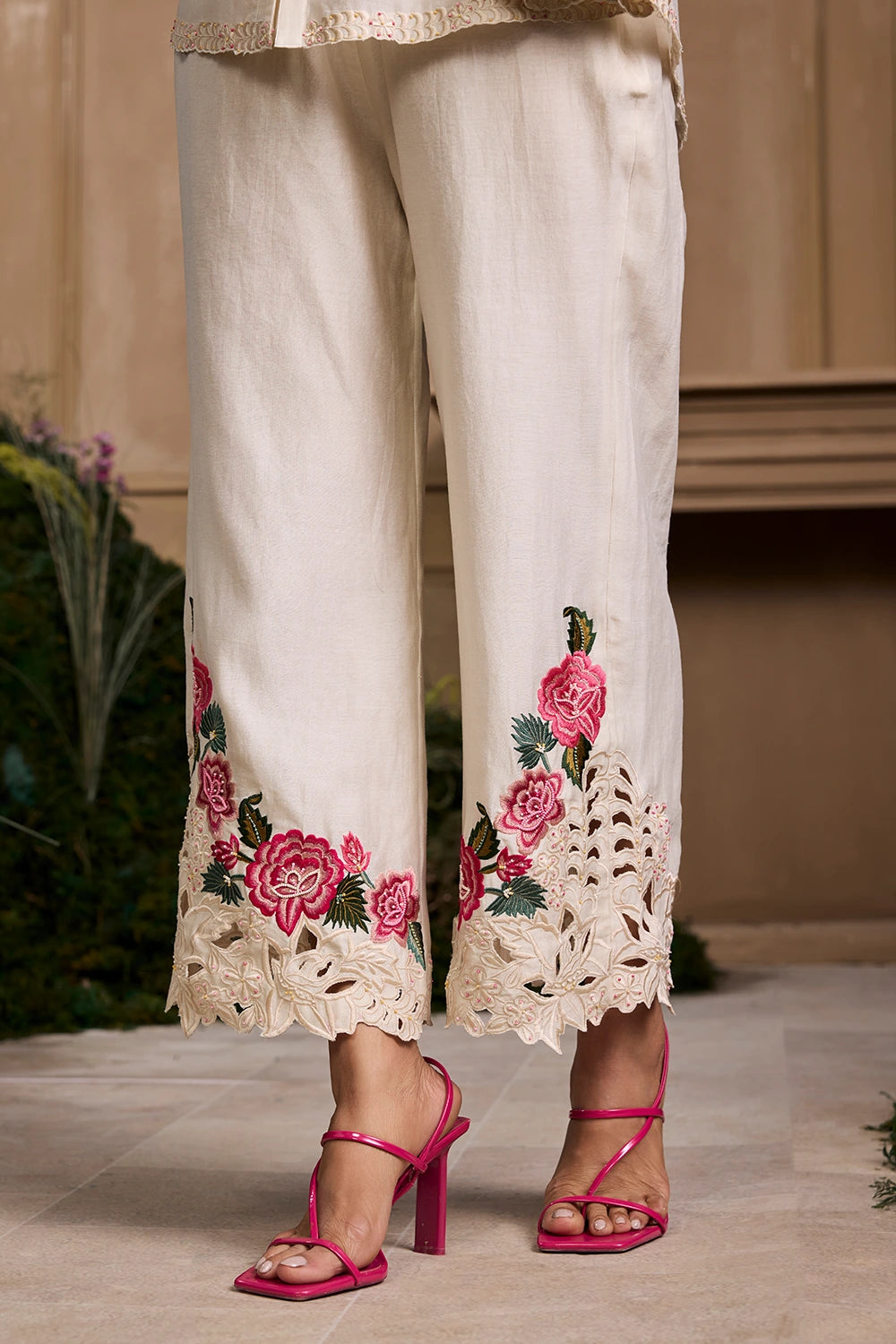 Ivory Rose Pants